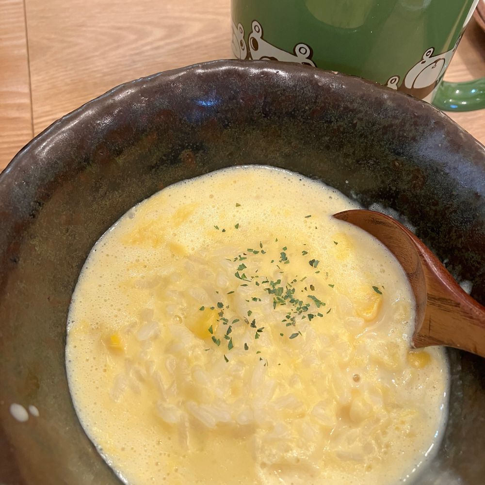 コーンポタージュおじや