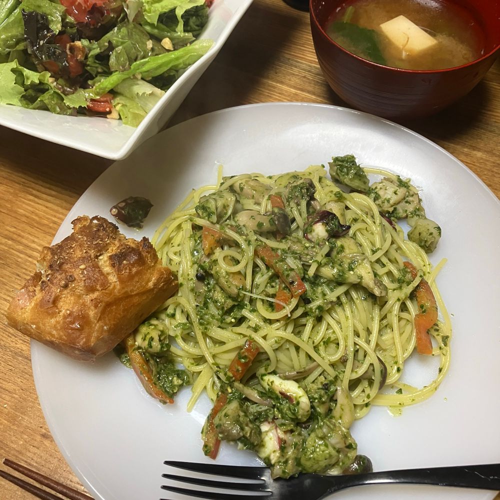 魚介のジェノベーゼ