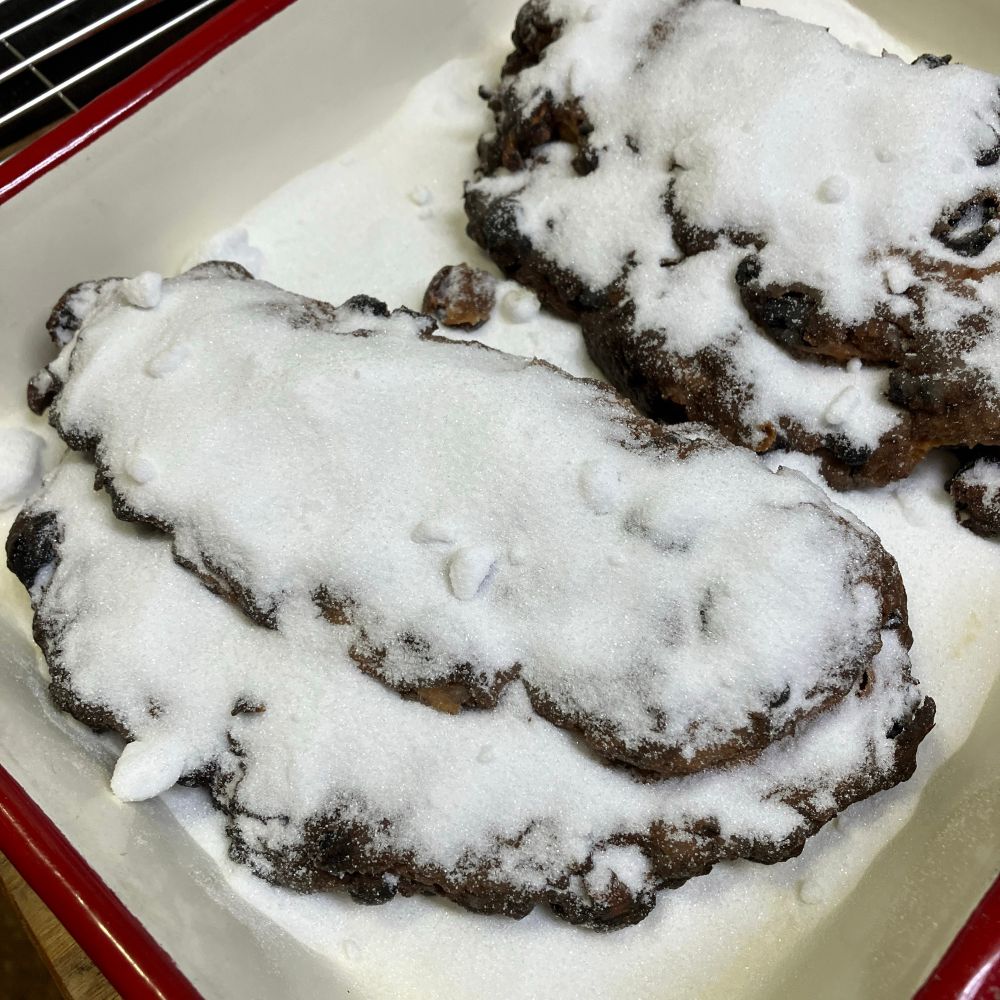 グラニュー糖でお化粧