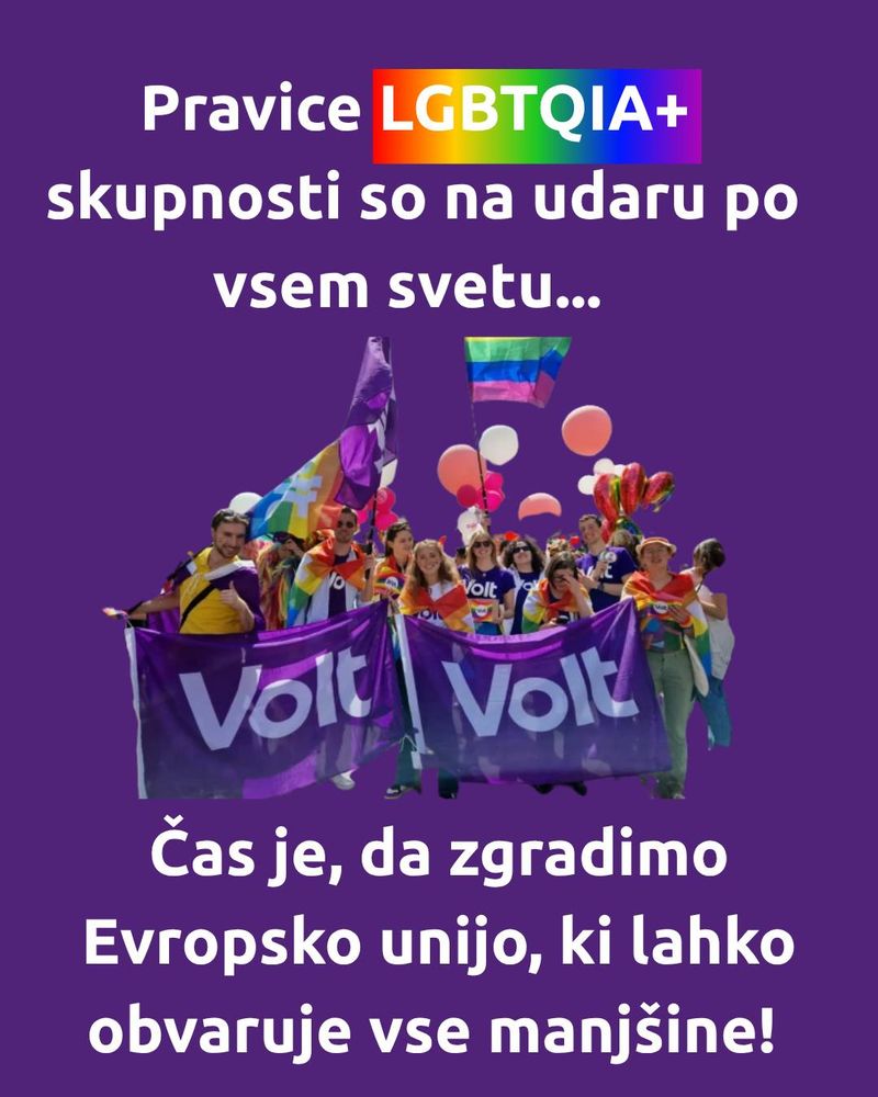 Pravice LGBTQIA+ skupnosti so na udaru po vsem svetu... Čas je, da zgradimo Evropsko unijo, ki lahko obvaruje vse manjšine!