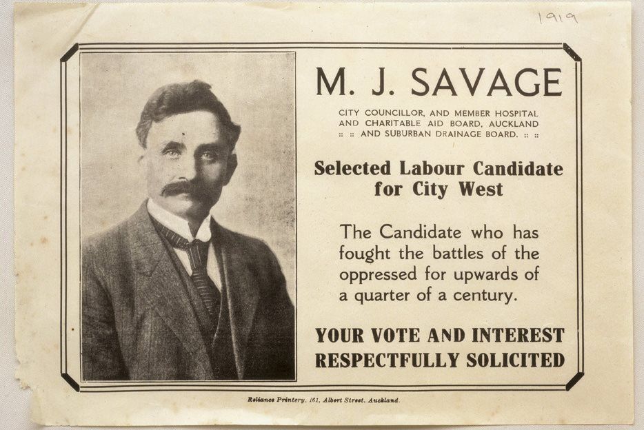Michael Joseph Savage Flyer 1919