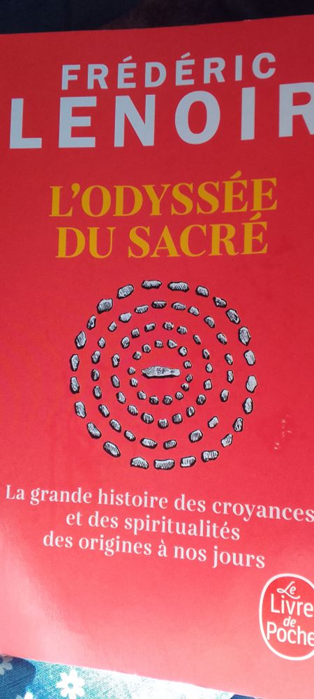 Couverture de " l'Odyssée du sacré" de Lenoir.