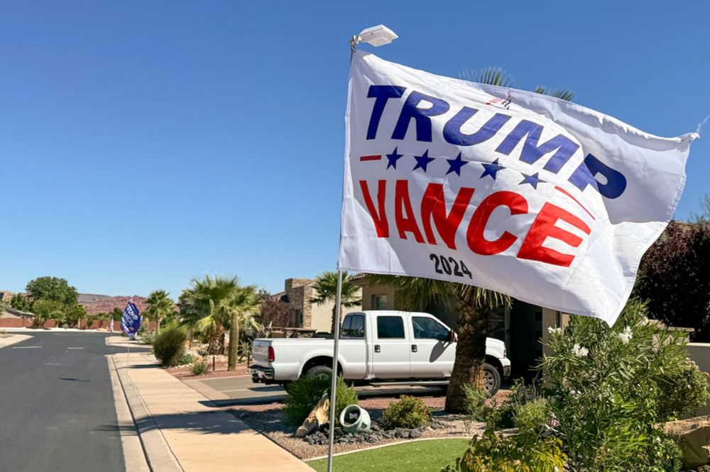 Harris-Walz supporters brave threats, theft and vulgarity in southern Utah’s Trump country