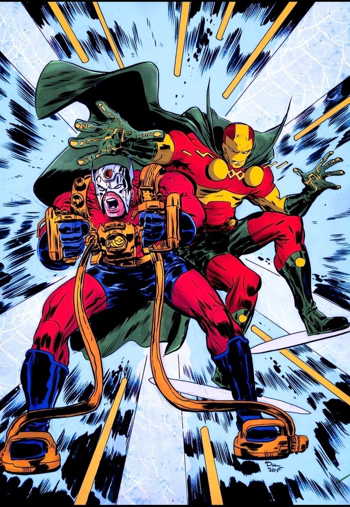 Orion and mister miracle by Dan McDaid and Matt Nickerson 