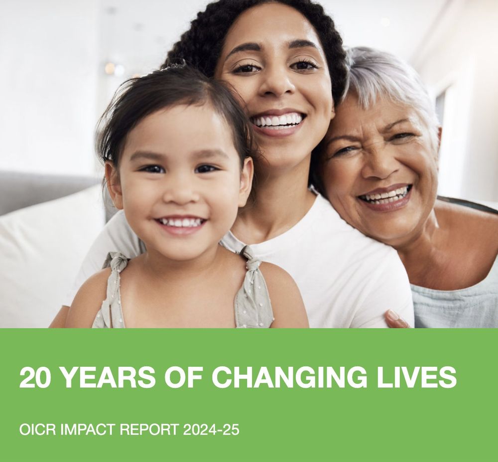20 Years of Changing Lives

OICR Impact Report 2024-25