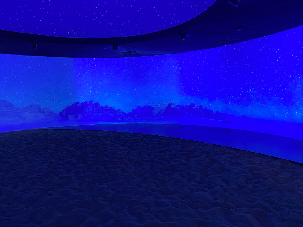 🇯🇴館の砂漠の砂