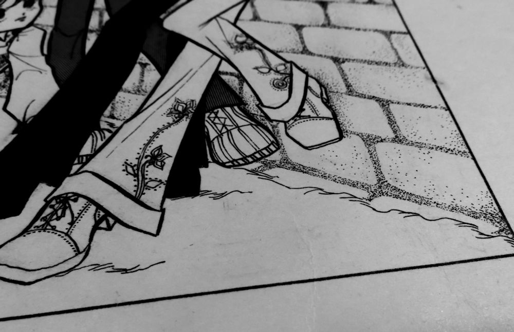 消しゴムで消した「三原 順」の名前が、なんとか見えます