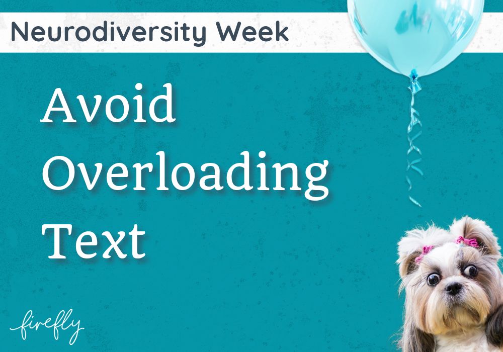 A dog, possibly a Maltese-Shih Tzu, looks towards the camera with wide eyes as if shocked or confused. The text is repeated in the caption.