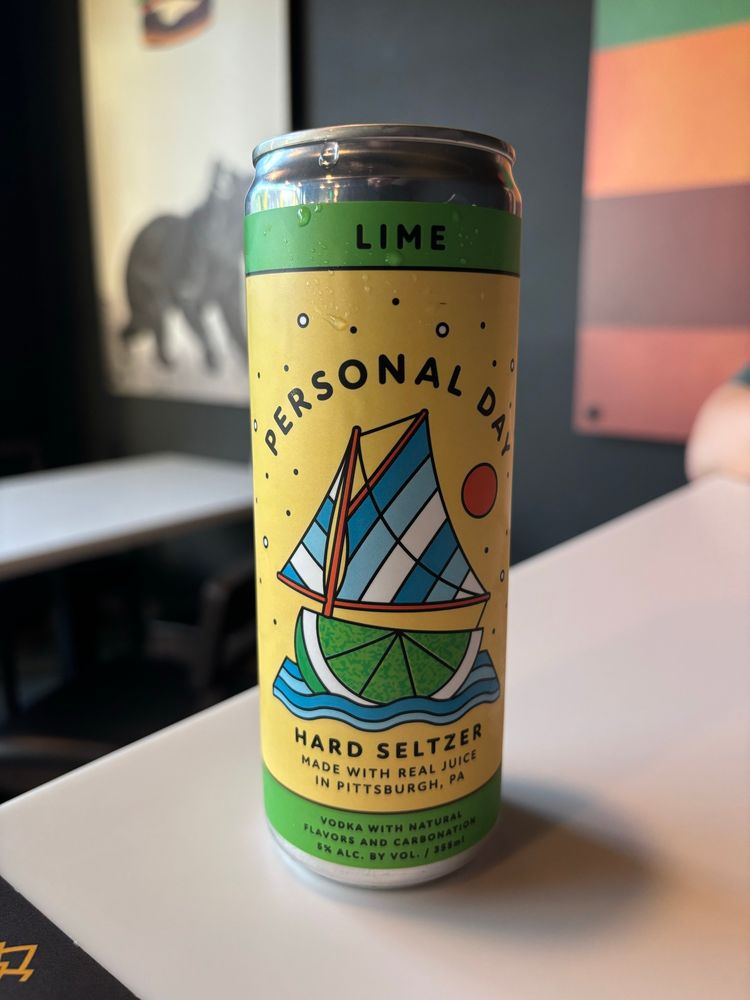 Lime Personal Day seltzer can