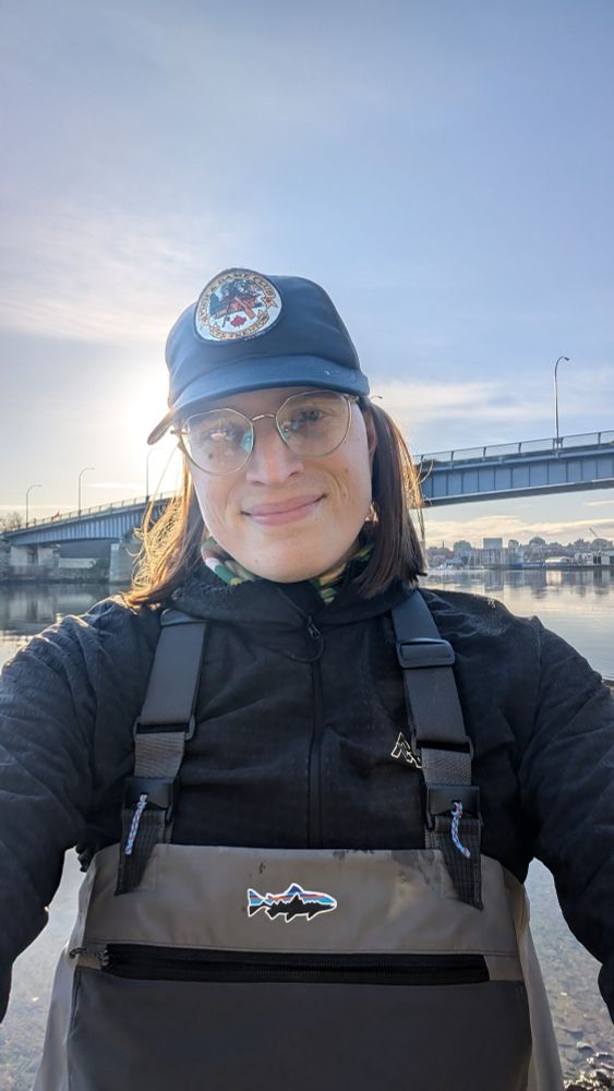 Selfie of me in my fishing waders 