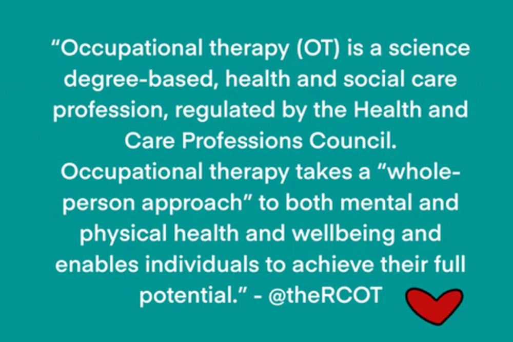 occupational therapy ot is a science degree-based health and social care profession regulated by the health and care professions council