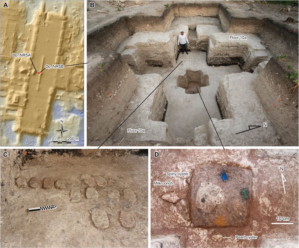 New Maya site in Cruciform shape, photo