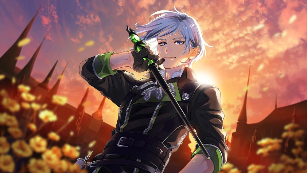 The Dorm Uniform Groovy art for Silver from Twisted Wonderland