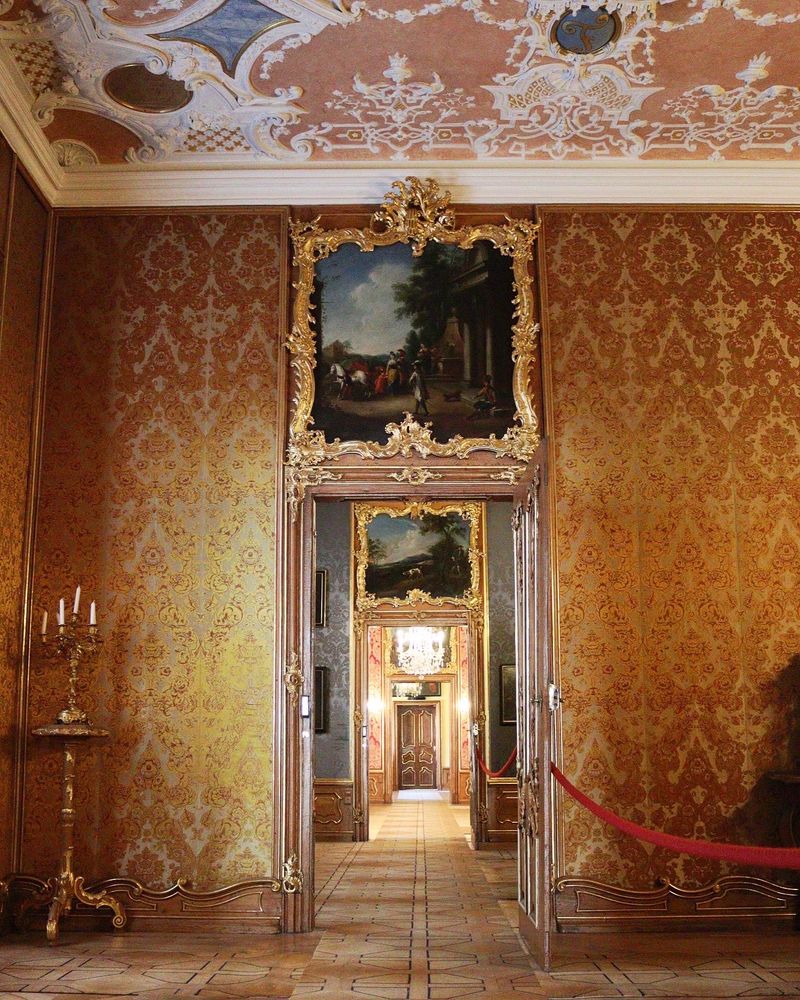 View of an enfilade in Fulda's city palace.