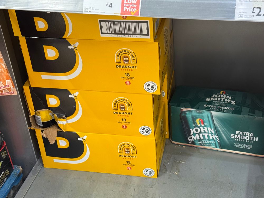 Box of Boddingtons 