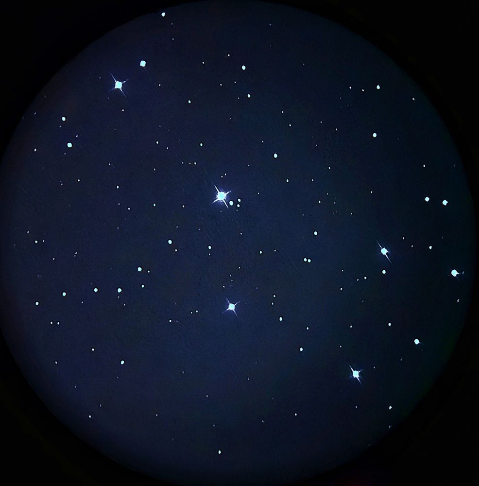 8" Dobsonian scope, 40mm lens, Samsung S24 Ultra phone. 4 seconds elapsed capture.