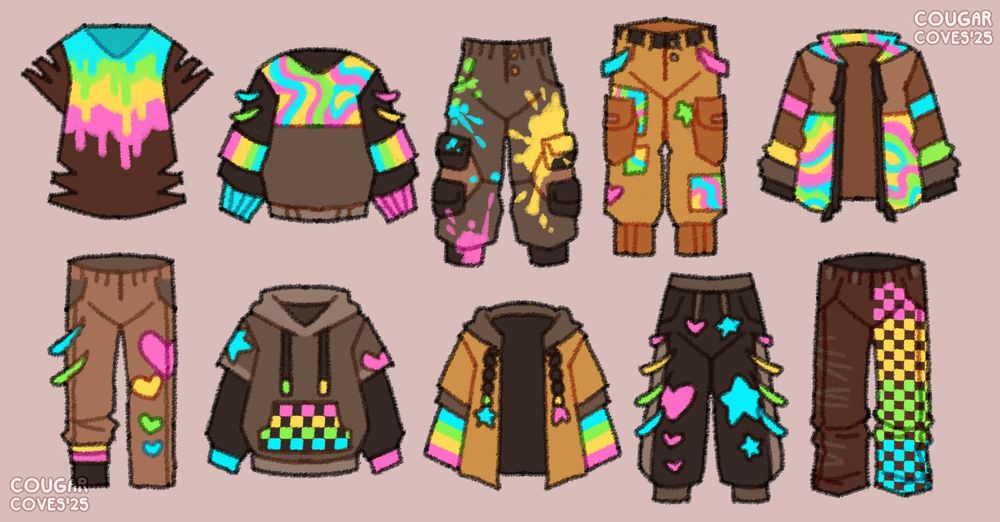 Outfit sheet belongs to scaredycatsuits.