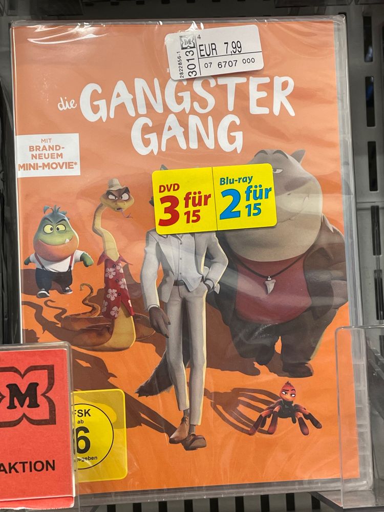 “The Bad Guys” German copy - “die Gangster Gang”