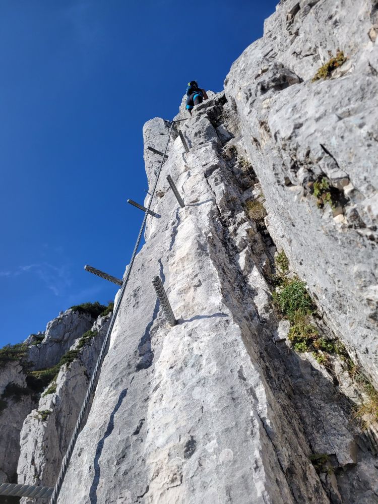Stiftpfeiler Alberfeldkogel Klettersteig