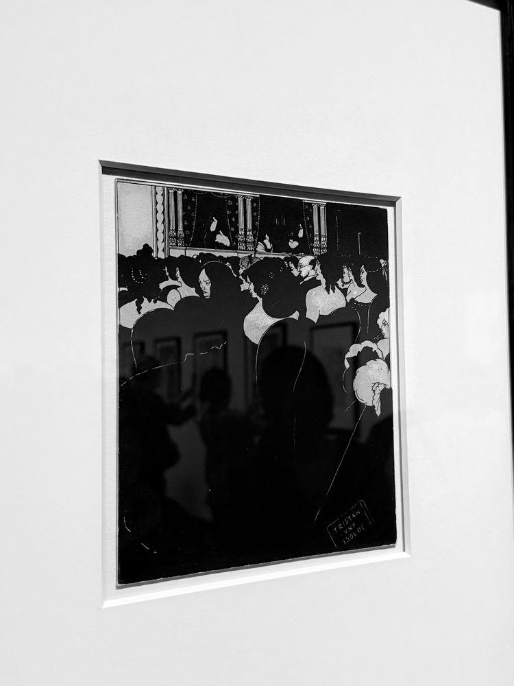 オーブリー・ビアズリー　「ワーグナーの崇拝者」