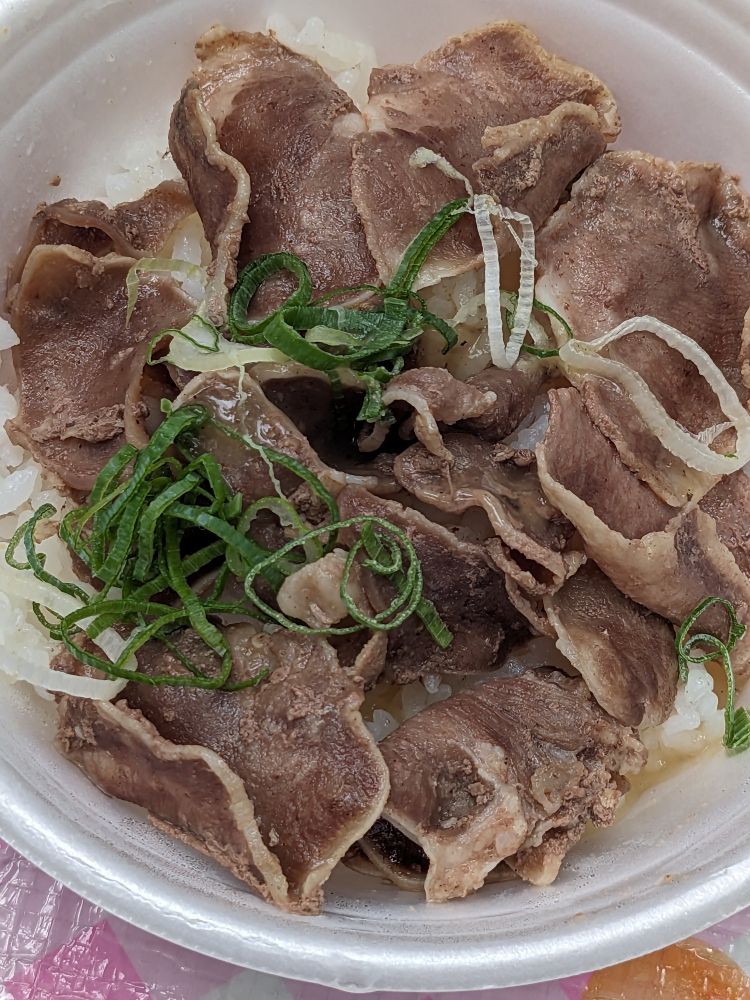 炙りねぎ塩タン丼