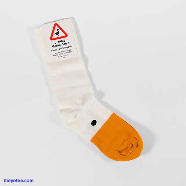 Untitled Goose Game goose socks