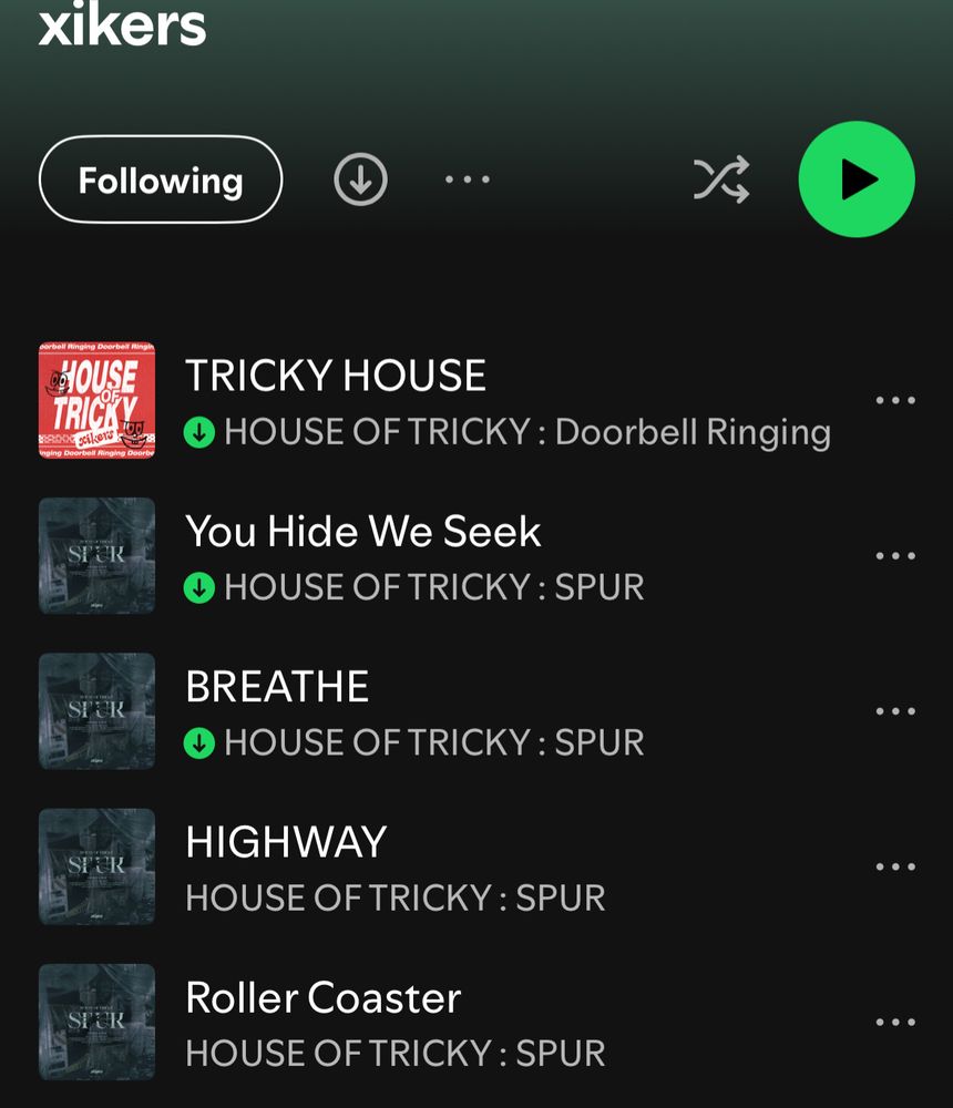 5 songs by xikers
