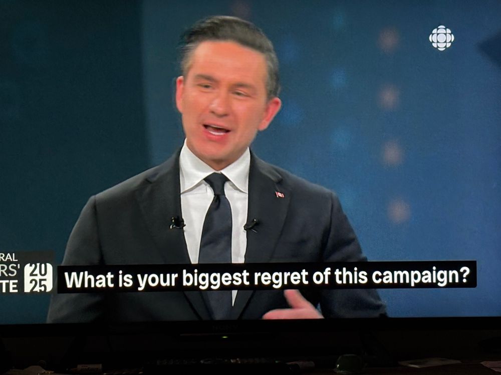 screencap showing the title of an inane question during the 2025 English leaders debate
