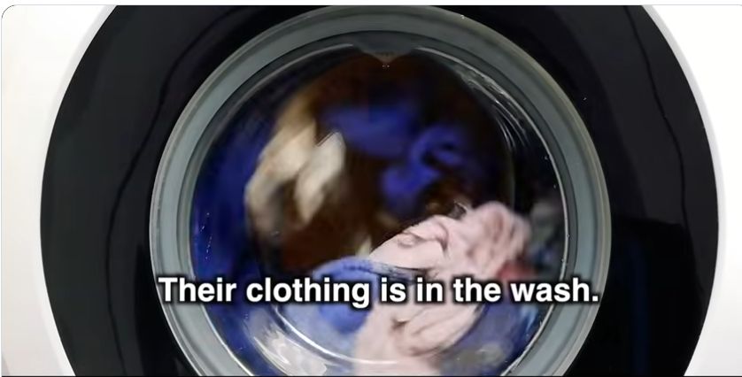 Unwanted clothing left behind