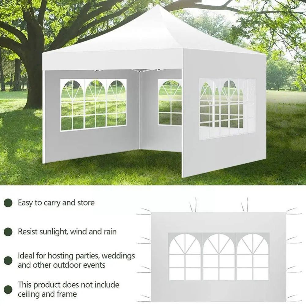 Oxford Cloth Outdoor Portable Without Canopy Frame Shade 3*2m Tent Shelter Garden Waterproof Shelter Side Tents Rainpro M6Q9