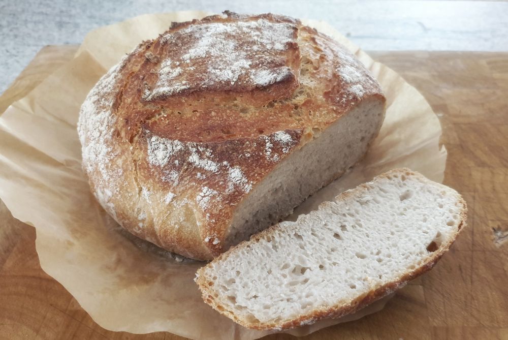 Freshly baked Sourdough bread