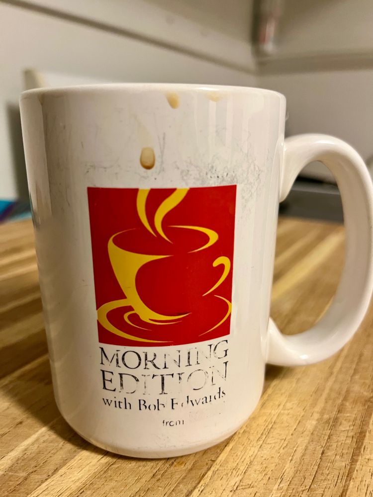 Ancient Morning Edition mug.