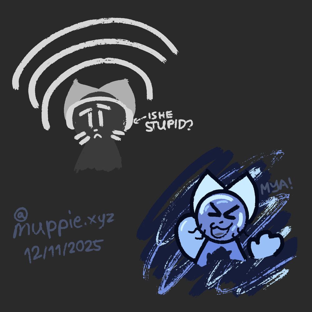 Stage Stander and PlainJane as cats