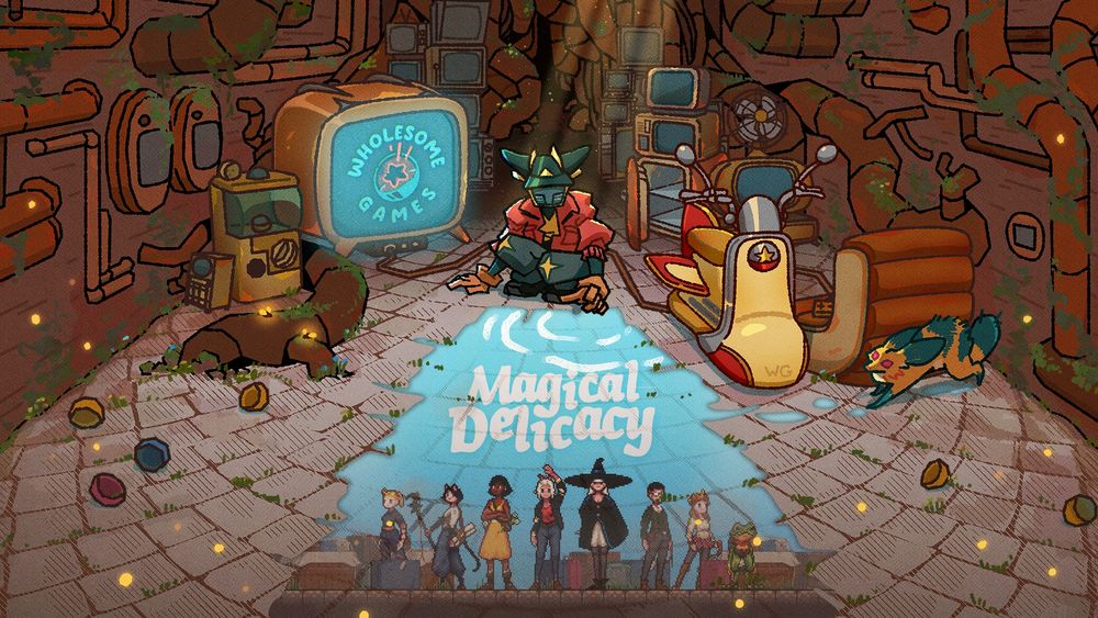 A picture announcing the inclusion of Magical Delicacy in the Wholesome Games Celebration. 