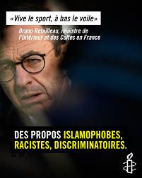 Vive le sport, à bas le voile. Retailleau