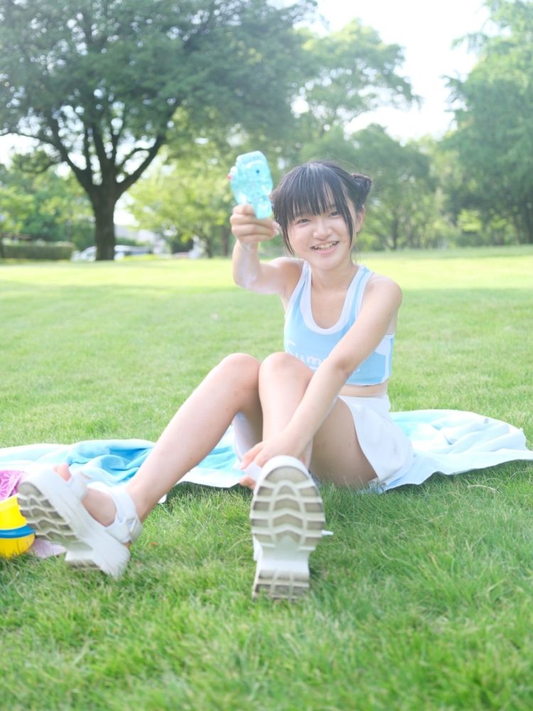 安達ほまれちゃん　2024.8.10 公園撮影 - けんごの写真日記