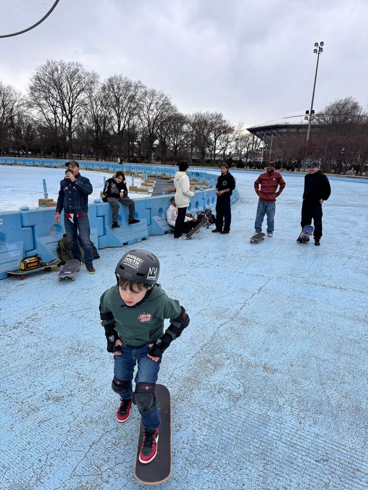  Group of people with skateboards outside 