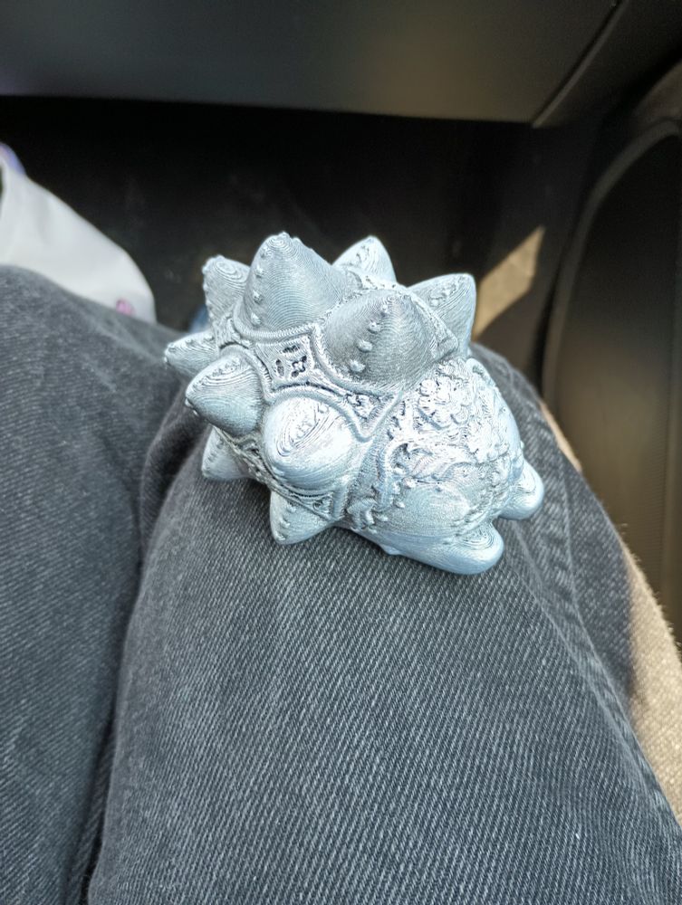 Dry painted, 3D print snom