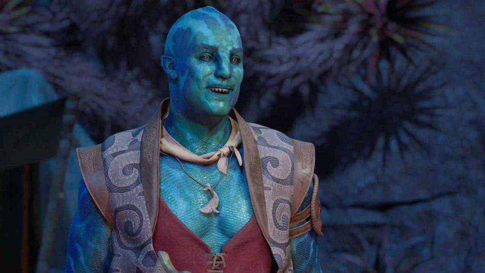 Screenshot of Kai, an NPC companion from Avowed