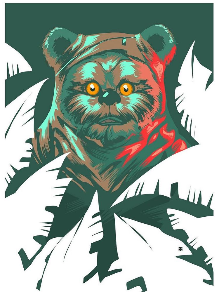Ewok fan art.