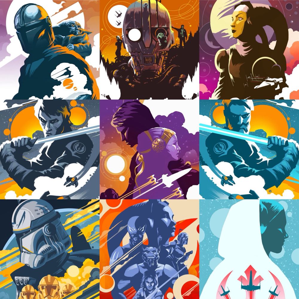 Star Wars fan art.
