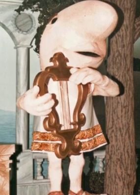 animatronic little caesars mascot