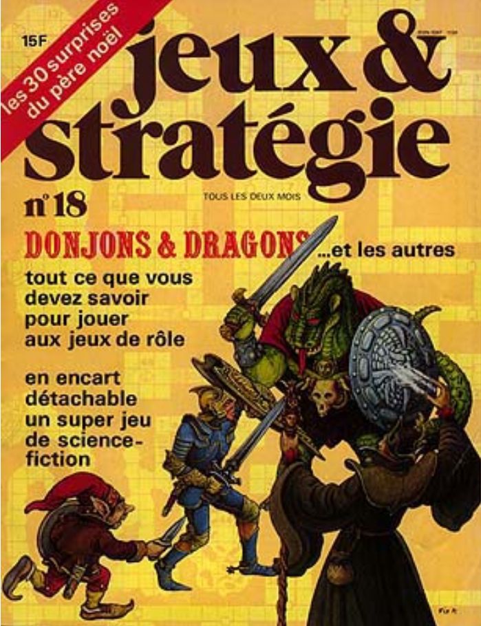 Cover of the French Magazine Jeux & Strategie number 18 