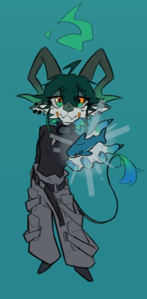 A silly little doodle from my ref sheet