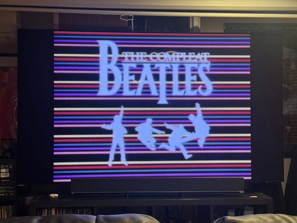 I’m watching THE COMPLEAT BEATLES