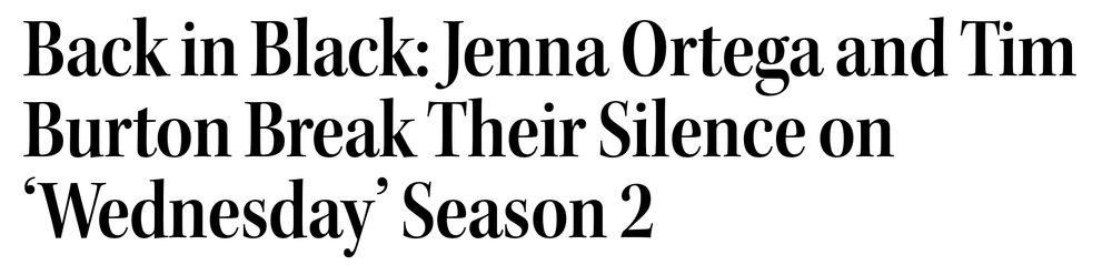 Back in Black: Jenna Ortega and Tim Burton Break Their Silence on ‘Wednesday’ Season 2