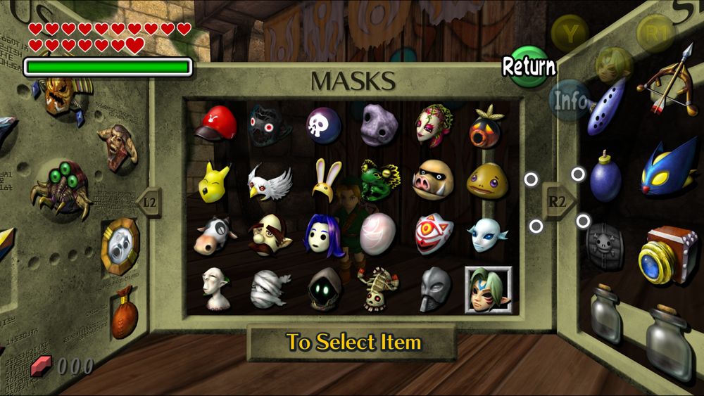 All Masks in Majora's Mask