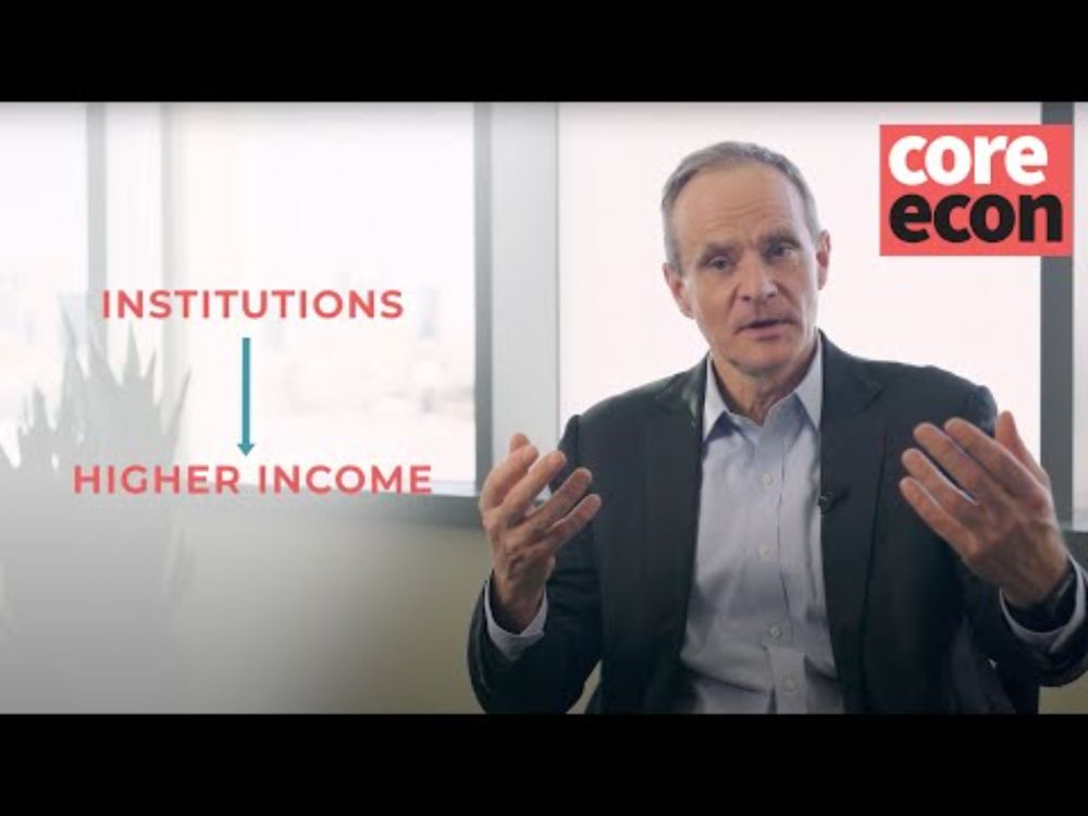 Simon Johnson: How do good institutions influence economic growth?