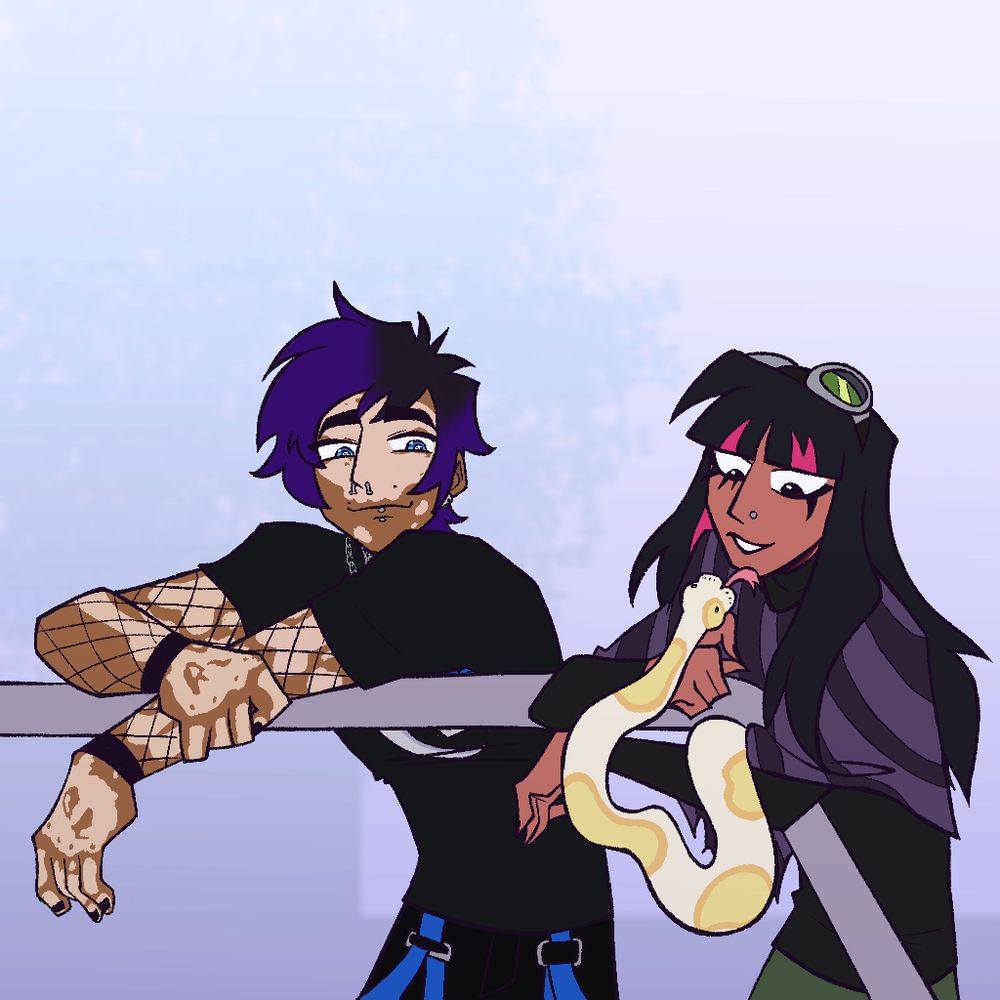 My makeup artist OC Miq hanging out with Regan who’s a pyrotechnics while they watch Craigbert being cute 