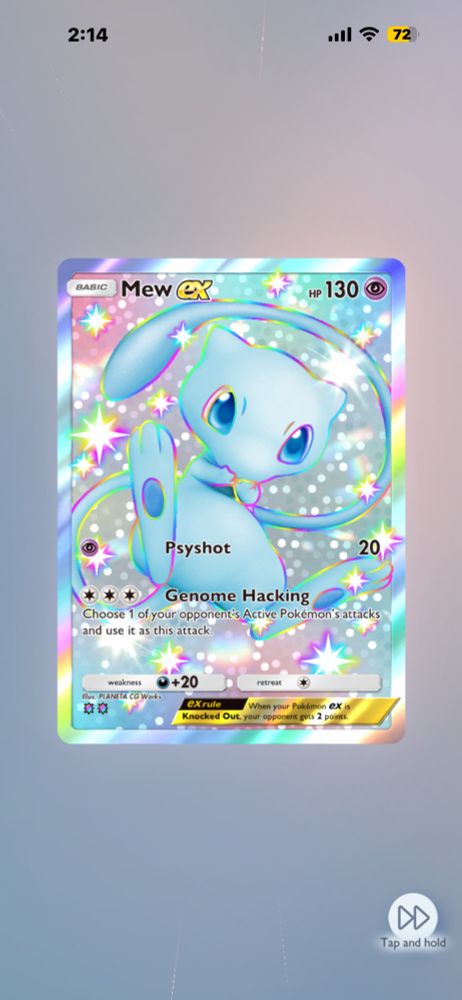 Pokémon TCGP shiny Mew